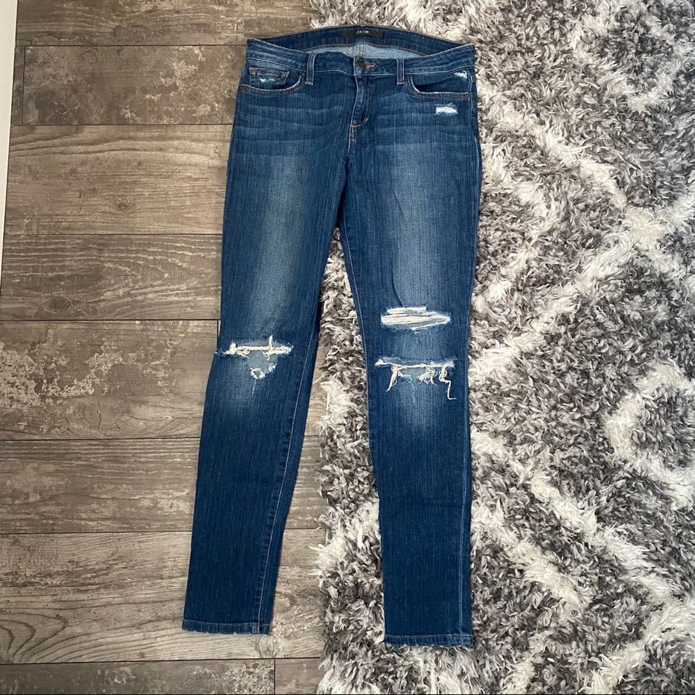 Joe distressed skinny jean